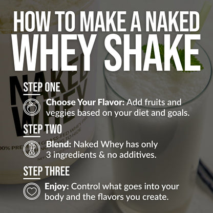 chocolate whey protein shake